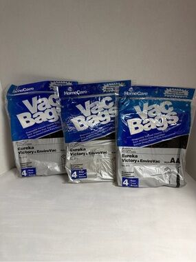 Eureka Victory Vacuum & EnviroVac Cleaner Bags Style AA No. 815 New 3 Pks Qty 12